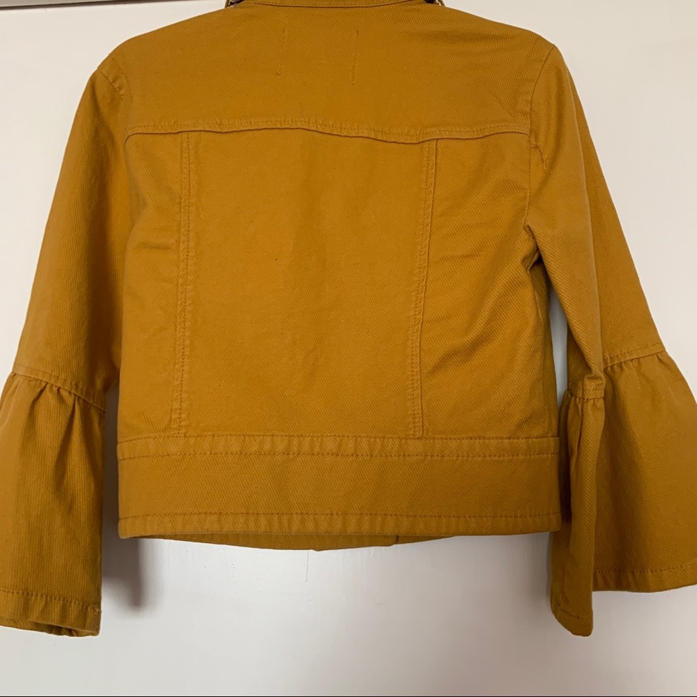 Anthropologie flared sleeve cropped jacket retro - Picture 3 of 3